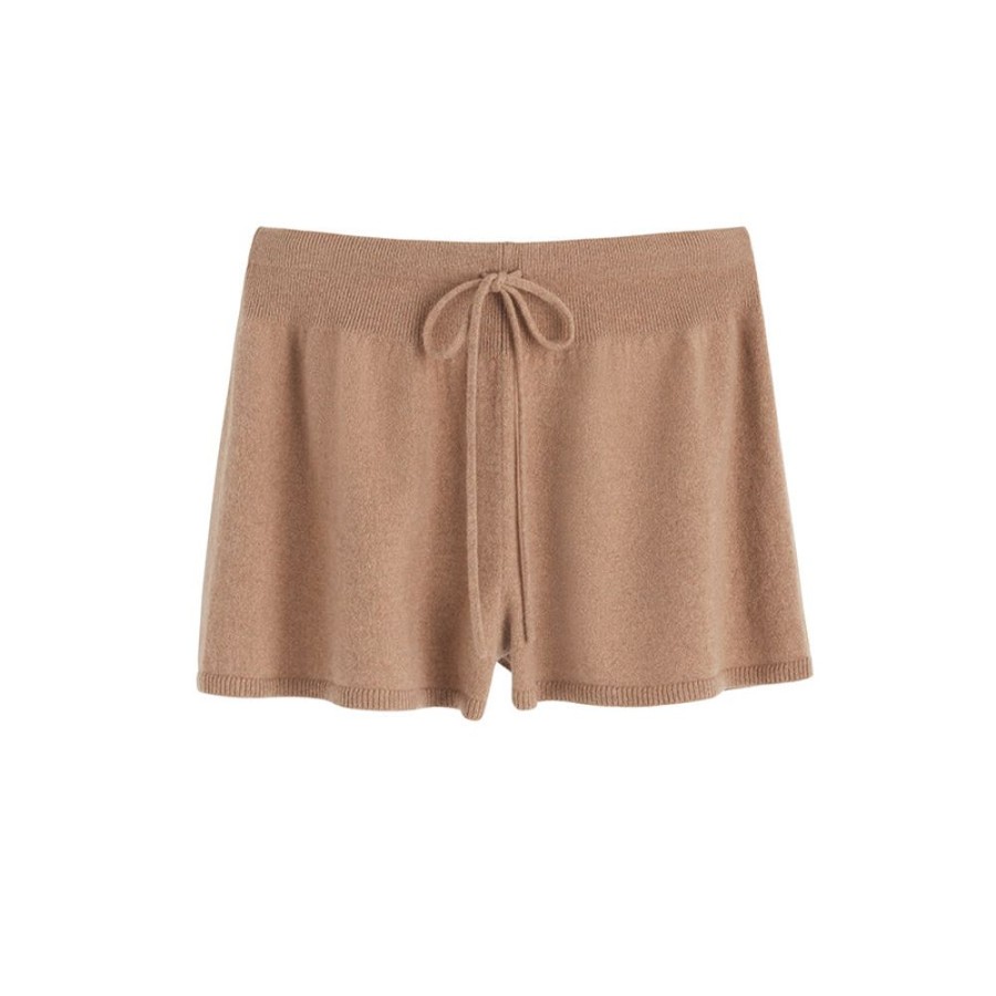 Clothing Cuyana | Single-Origin Cashmere Shorts Camel