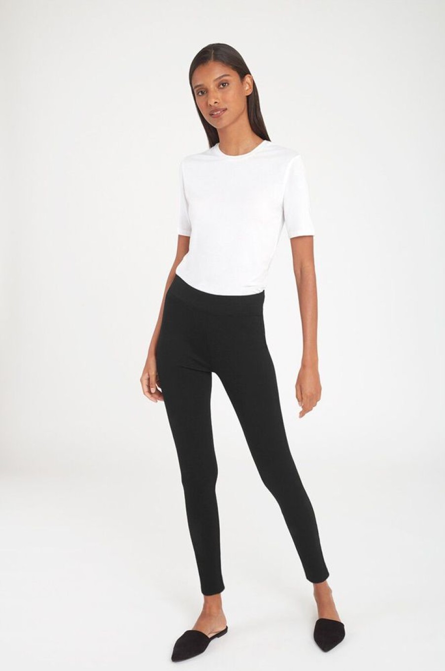 Clothing Cuyana | Ponte Legging Pant Black