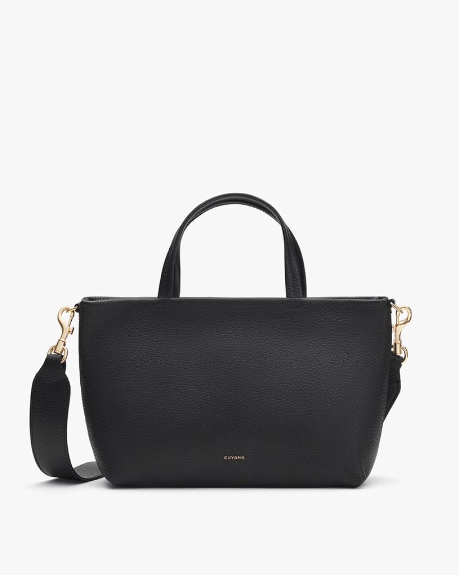 Bags Cuyana | Mini Easy Zipper Tote Black