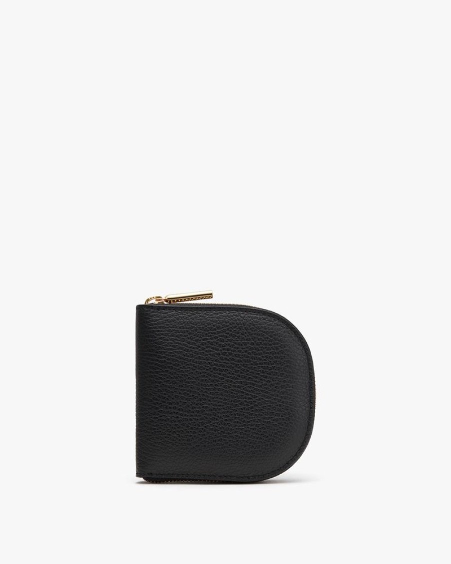 Small Leather Goods Cuyana | Duo Small Zip Wallet Black