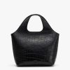 Bags Cuyana | Mini System Tote (Croco) Black