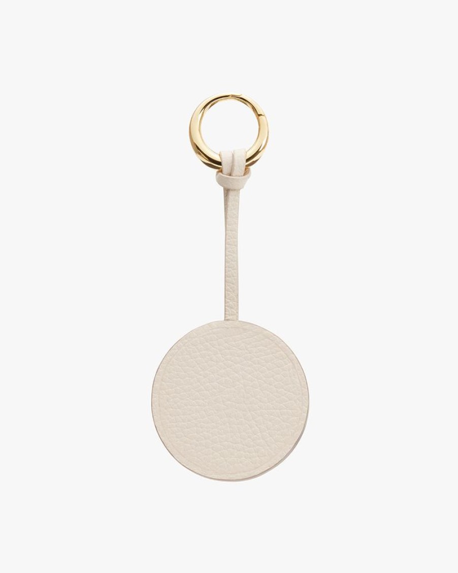 Small Leather Goods Cuyana | Circle Keychain Ecru