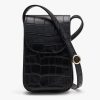 Bags Cuyana | Concertina Phone Bag (Croco) Black