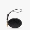 Small Leather Goods Cuyana | Airpod Case (Croco) Black