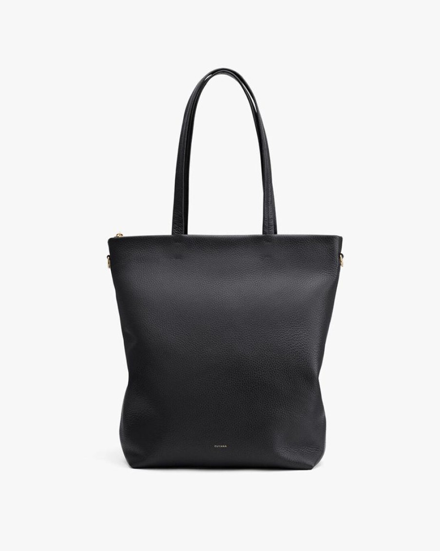 Bags Cuyana | Tall Easy Zipper Tote Black