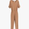 Clothing Cuyana | Open-Back Jumpsuit Camel