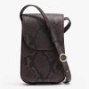 Bags Cuyana | Concertina Phone Bag (Snake) Dark Brown