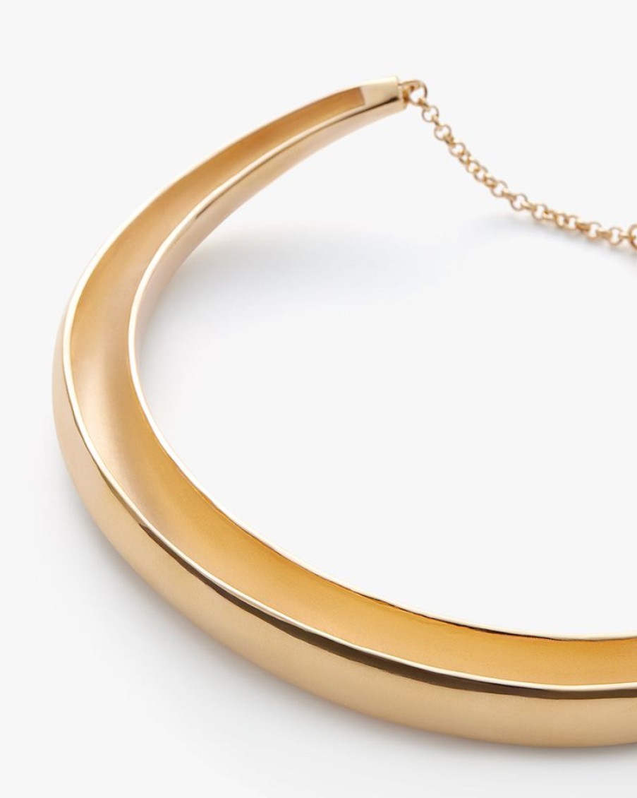 Accessories Cuyana | Sculpted Necklace Gold