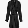 Clothing Cuyana | Washable Charmeuse Robe Black