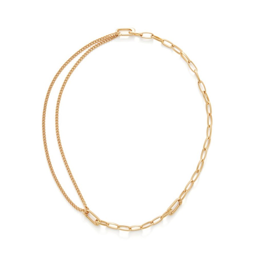 Accessories Cuyana | Double Chain Necklace Gold