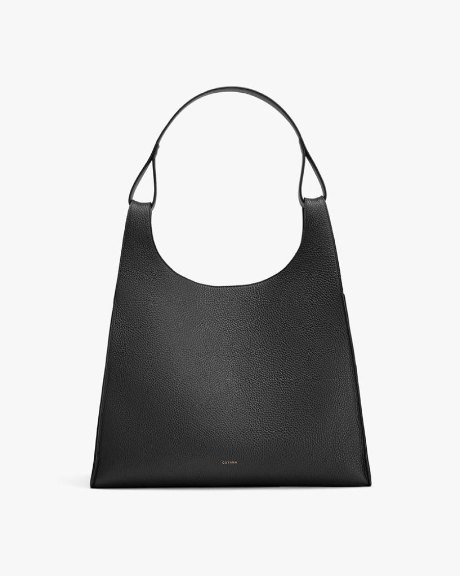 Bags Cuyana | Oversized Double Loop Bag Black