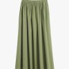 Clothing Cuyana | Poplin Gathered Skirt Leaf