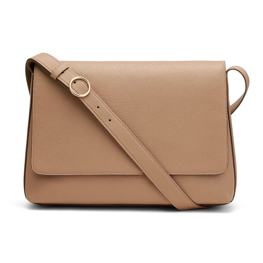 Bags Cuyana | Messenger Bag 13-Inch Cappuccino