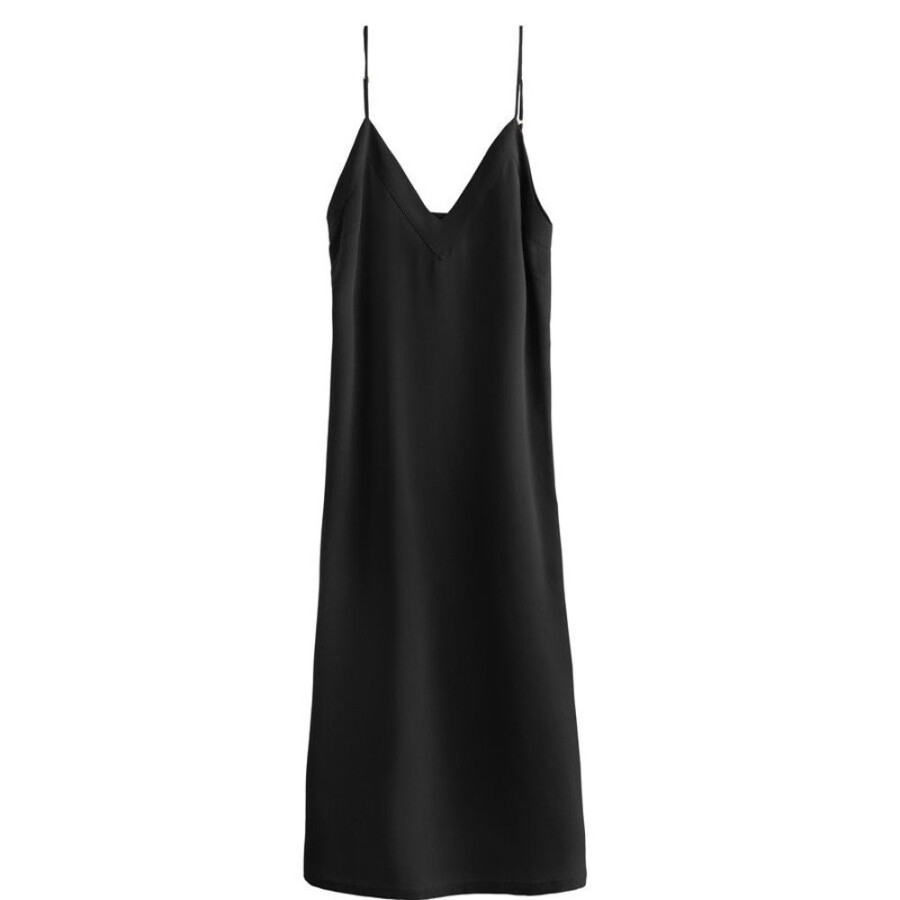 Clothing Cuyana | Silk Slip Dress Black