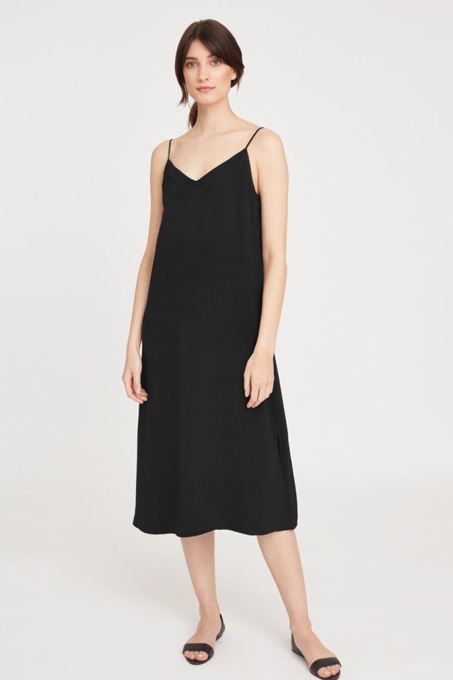 Clothing Cuyana | Silk Slip Dress Black