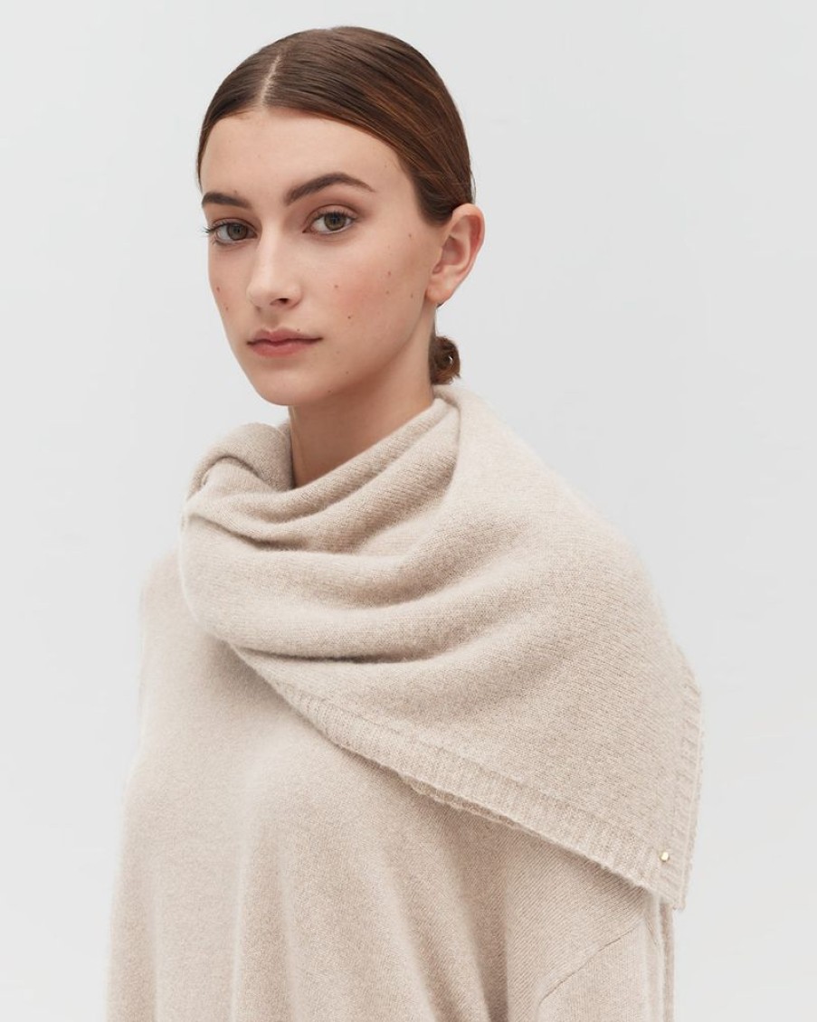 Accessories Cuyana | Single-Origin Cashmere Bandana Beige