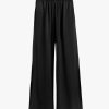 Clothing Cuyana | Washable Charmeuse Cropped Wide-Leg Pant Black