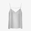 Clothing Cuyana | Washable Charmeuse Cami Silver