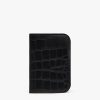 Small Leather Goods Cuyana | Passport Case (Croco) Black