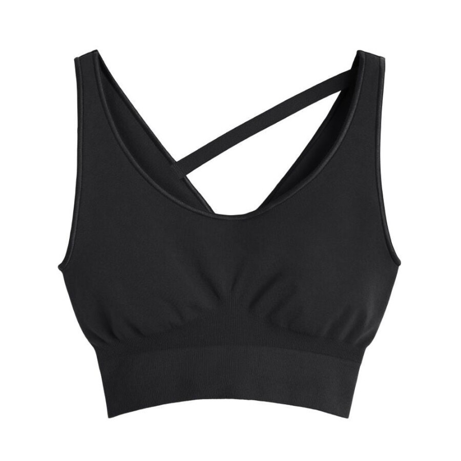 Clothing Cuyana | Stretch Cropped Top Black