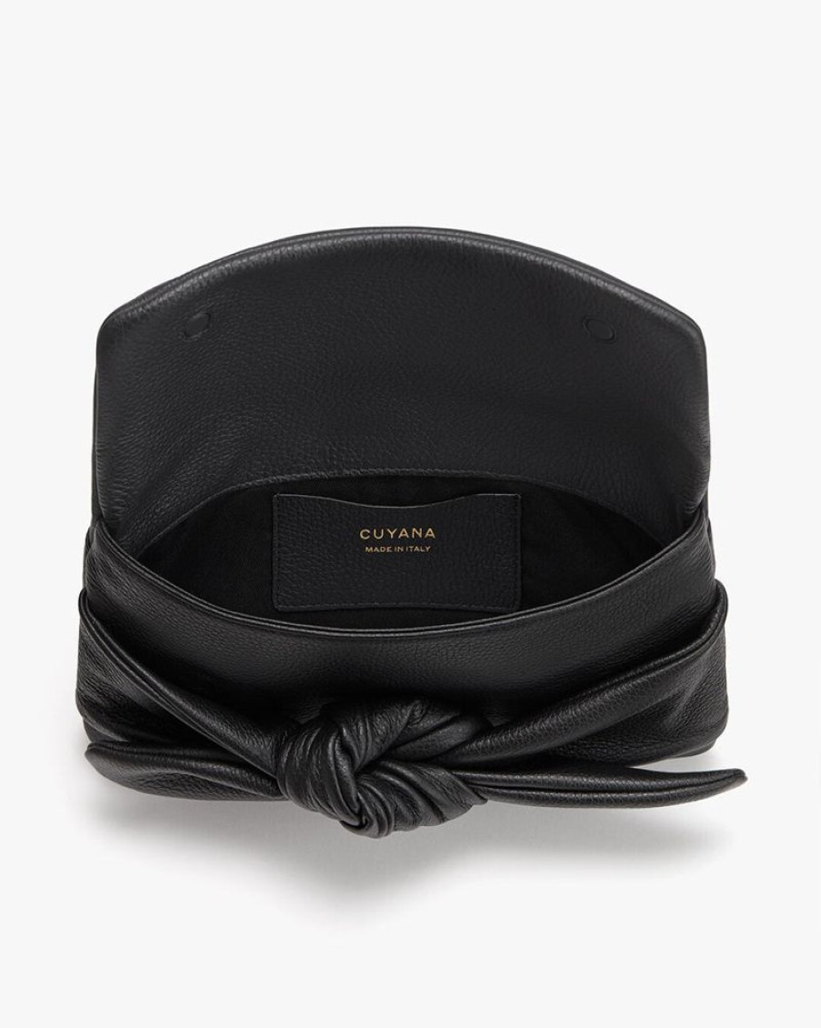 Bags Cuyana | Bow Clutch Black