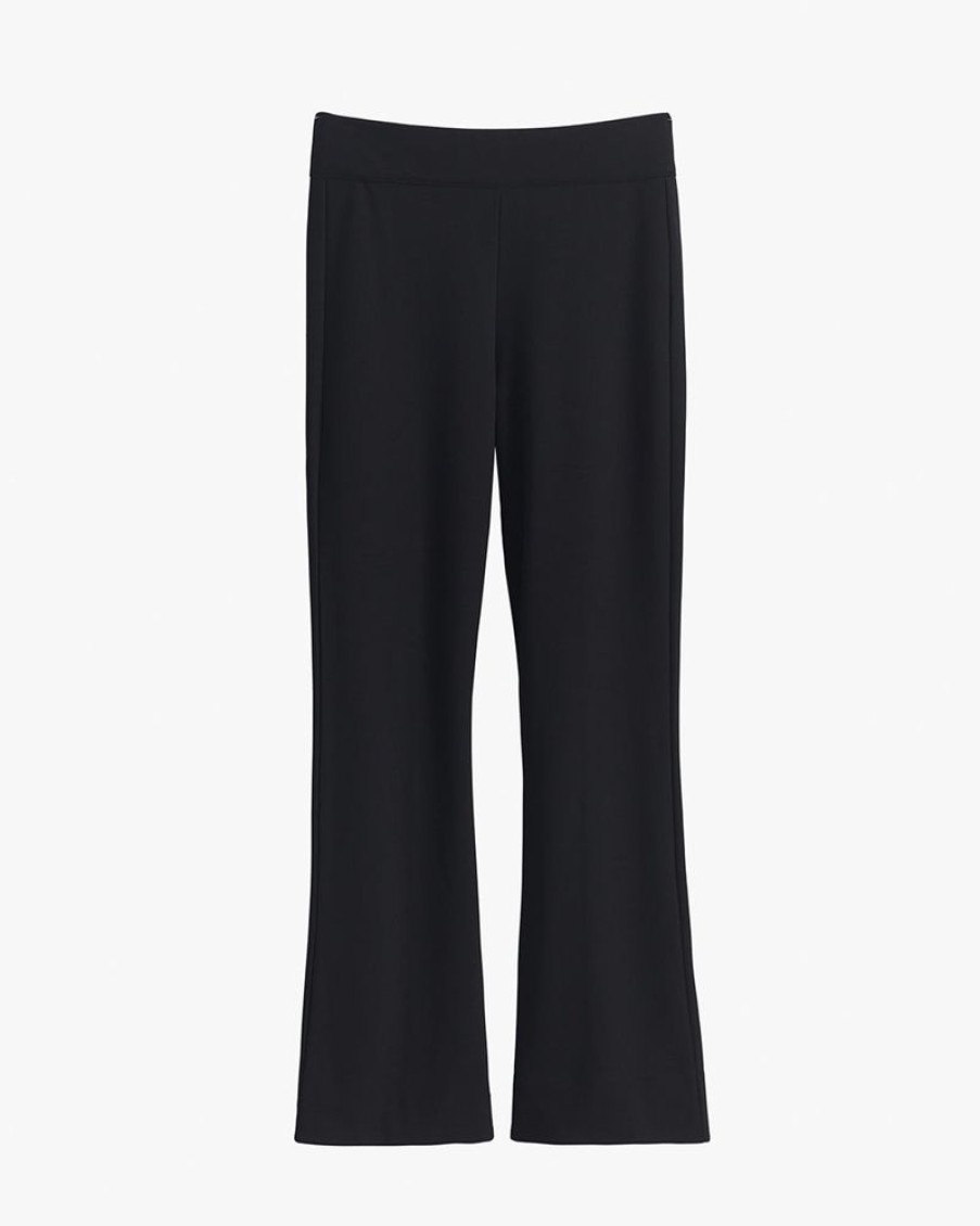 Clothing Cuyana | Ponte Slim Flare Pant Black