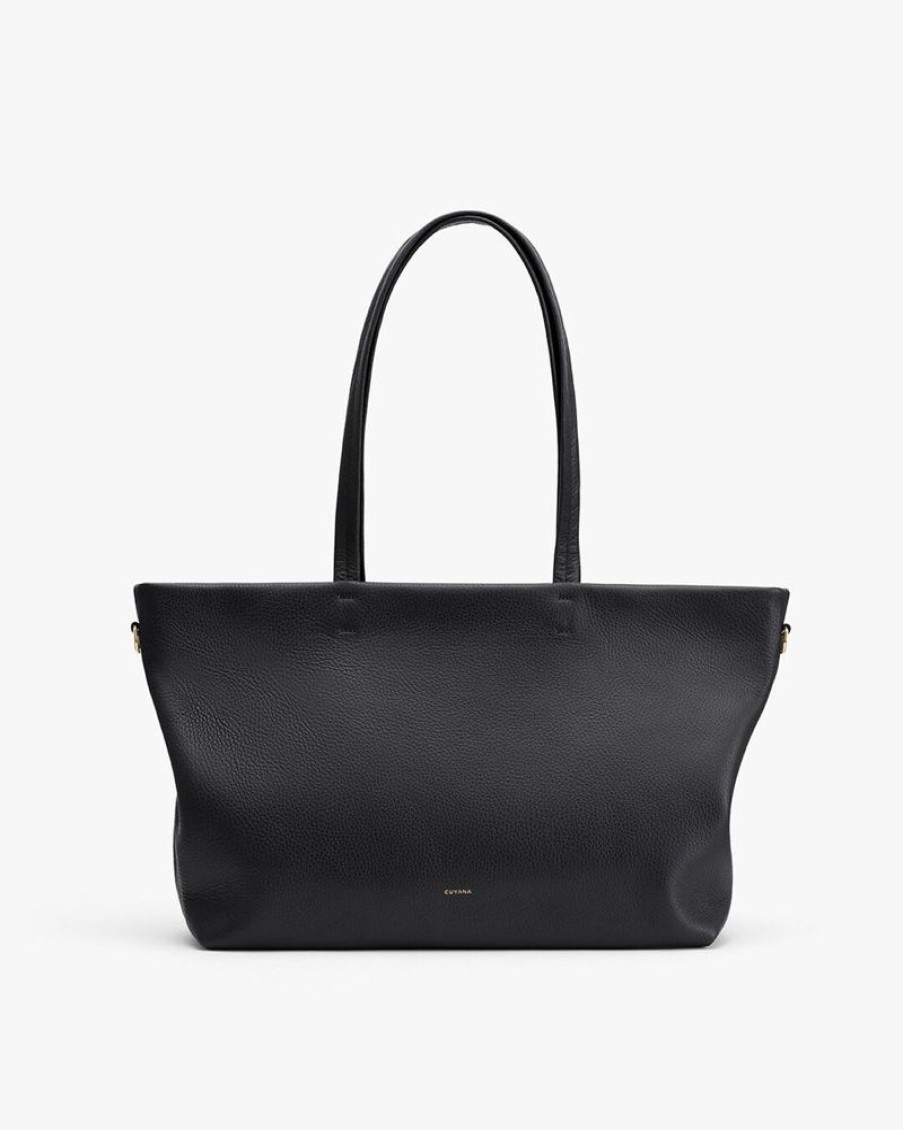 Bags Cuyana | Small Easy Zipper Tote Black