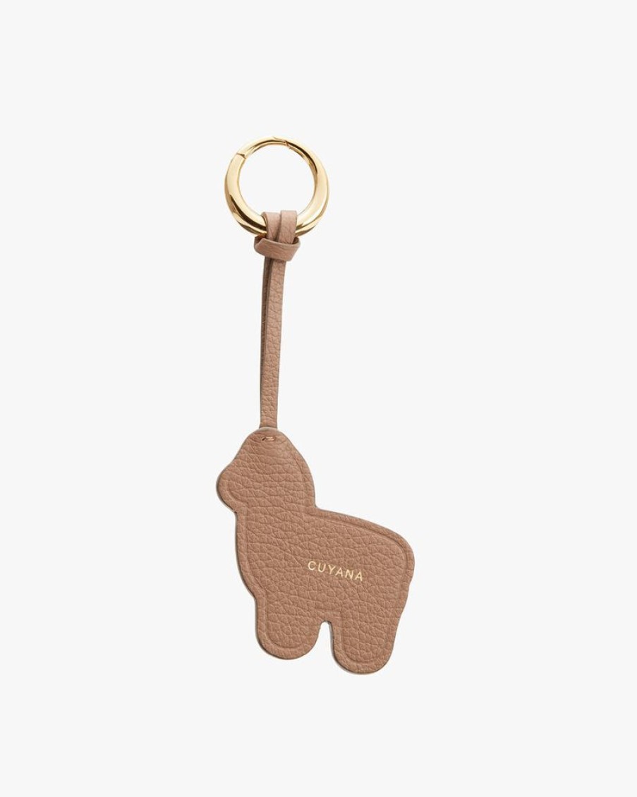 Small Leather Goods Cuyana | Alpaca Keychain Cappuccino