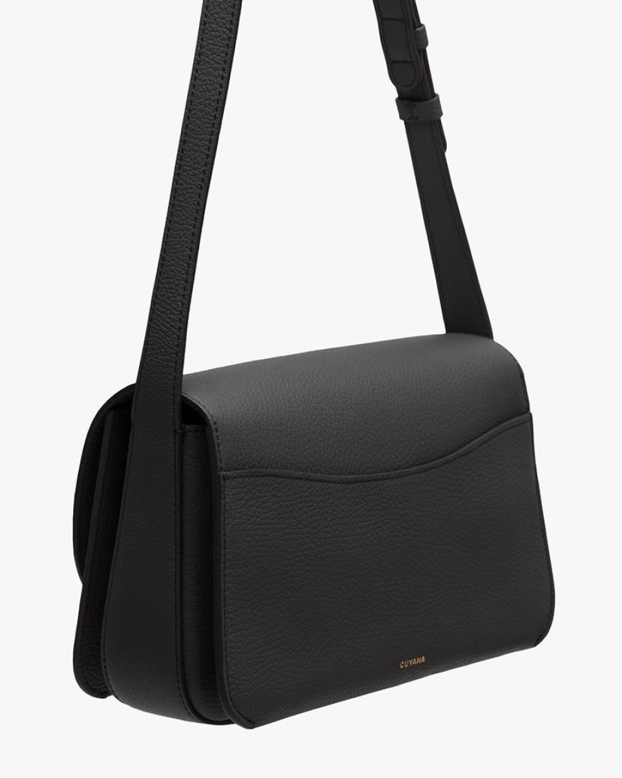 Bags Cuyana | Concertina Shoulder Bag Black