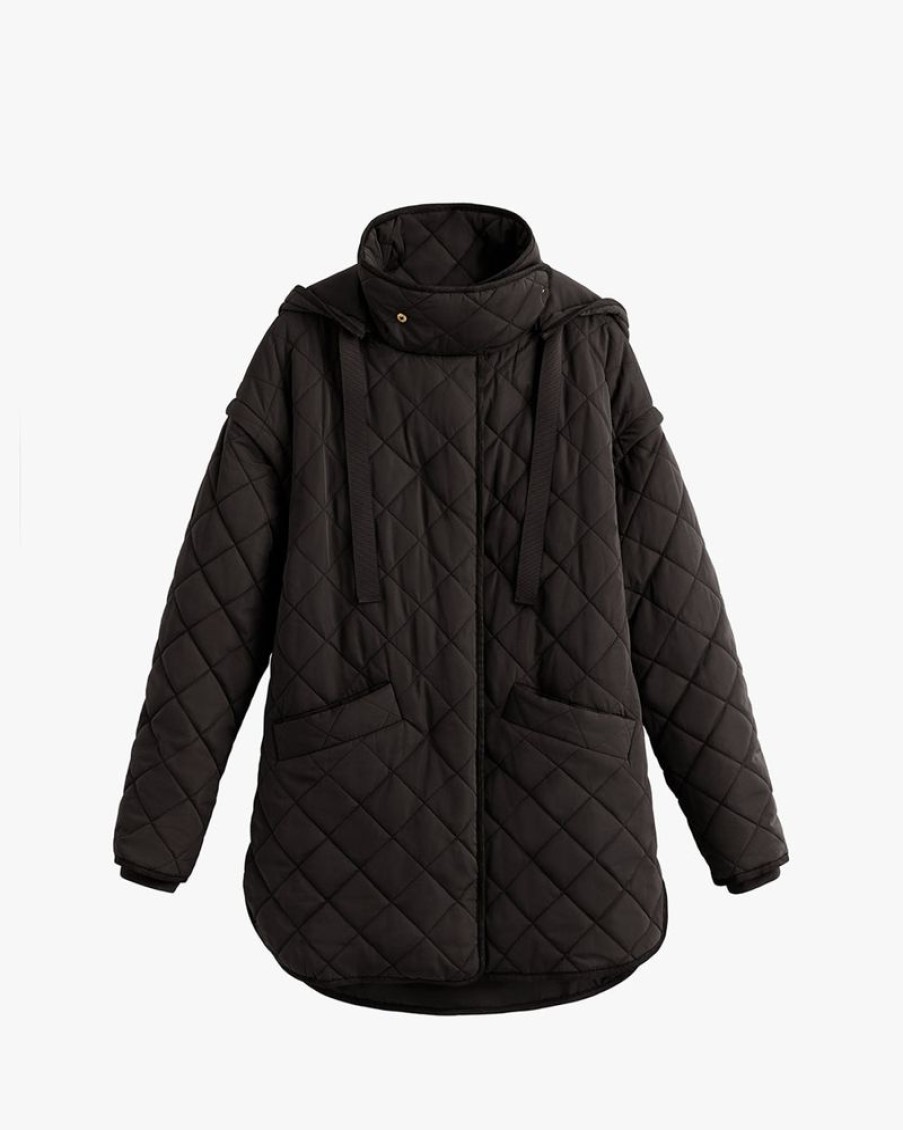 Clothing Cuyana | Convertible Puffer Jacket Black