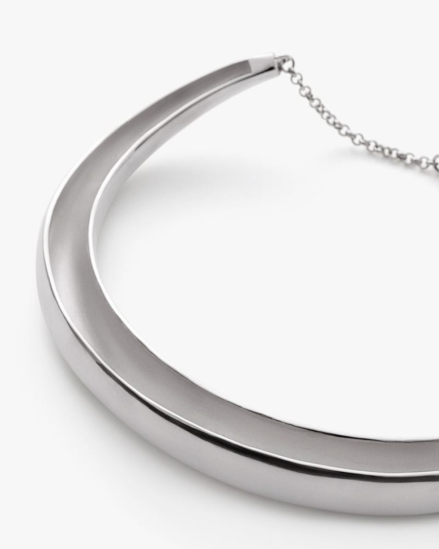 Accessories Cuyana | Sculpted Necklace Silver