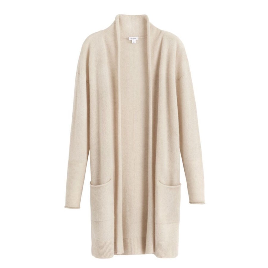 Clothing Cuyana | Single-Origin Cashmere Long Cardigan Beige