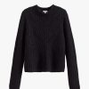 Clothing Cuyana | Alpaca Wool Crewneck Sweater Black