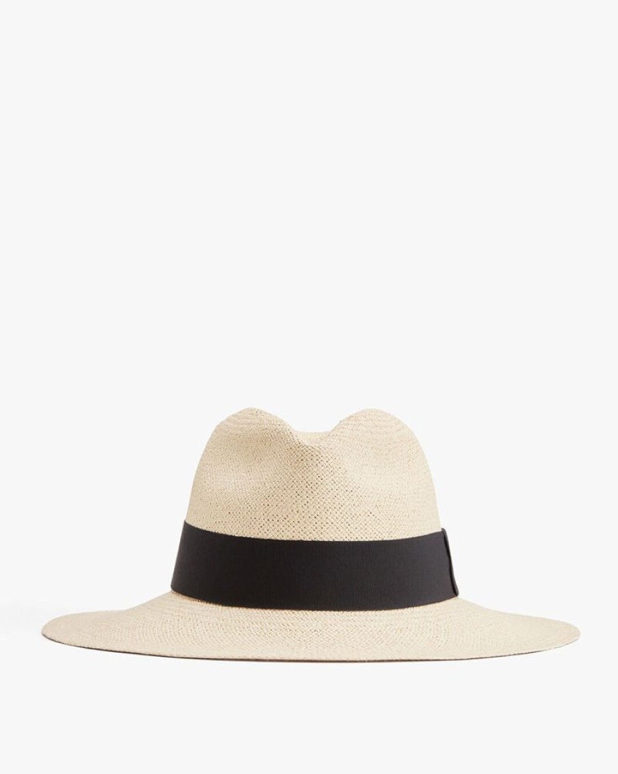 Accessories Cuyana | Packable Ecuador Hat Natural/Black