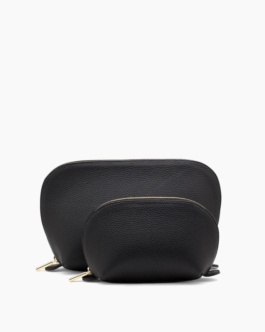 Small Leather Goods Cuyana | Travel Case Set Black