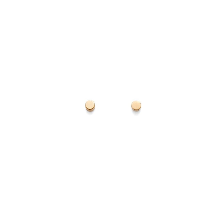 Accessories Cuyana | Circle Stud Earrings Gold