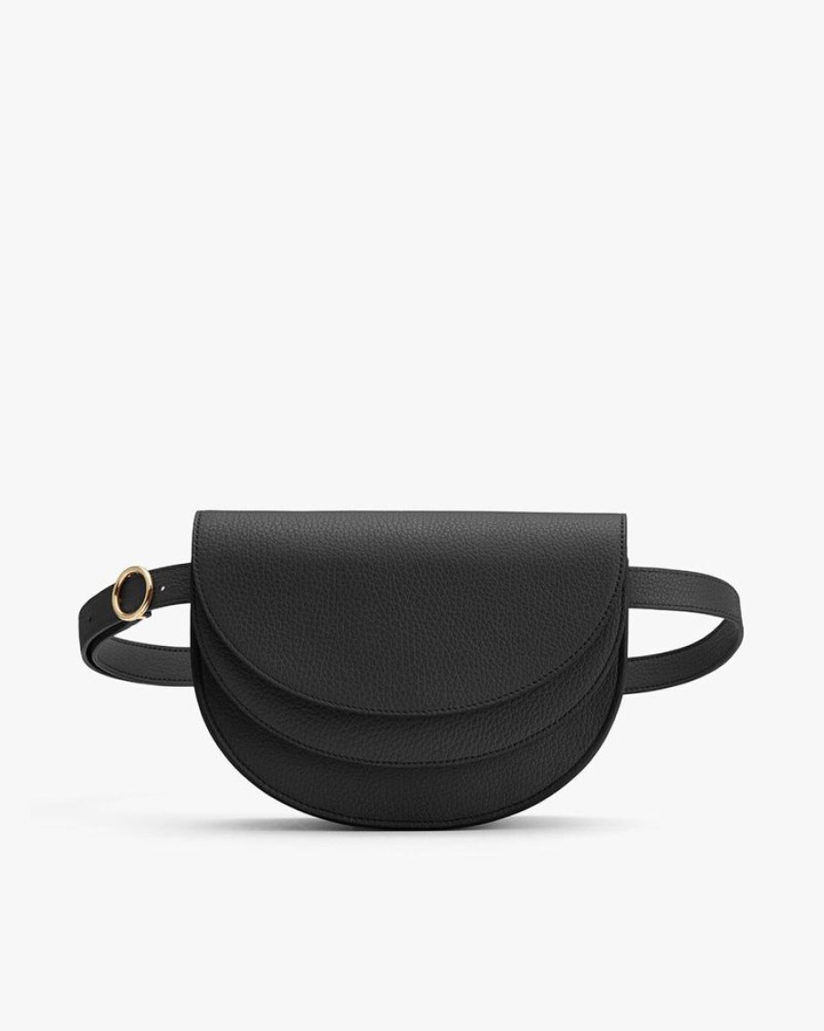 Bags Cuyana | Double Moon Belt Bag Black