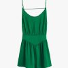 Clothing Cuyana | Washable Charmeuse Sleep Jumpsuit Palm