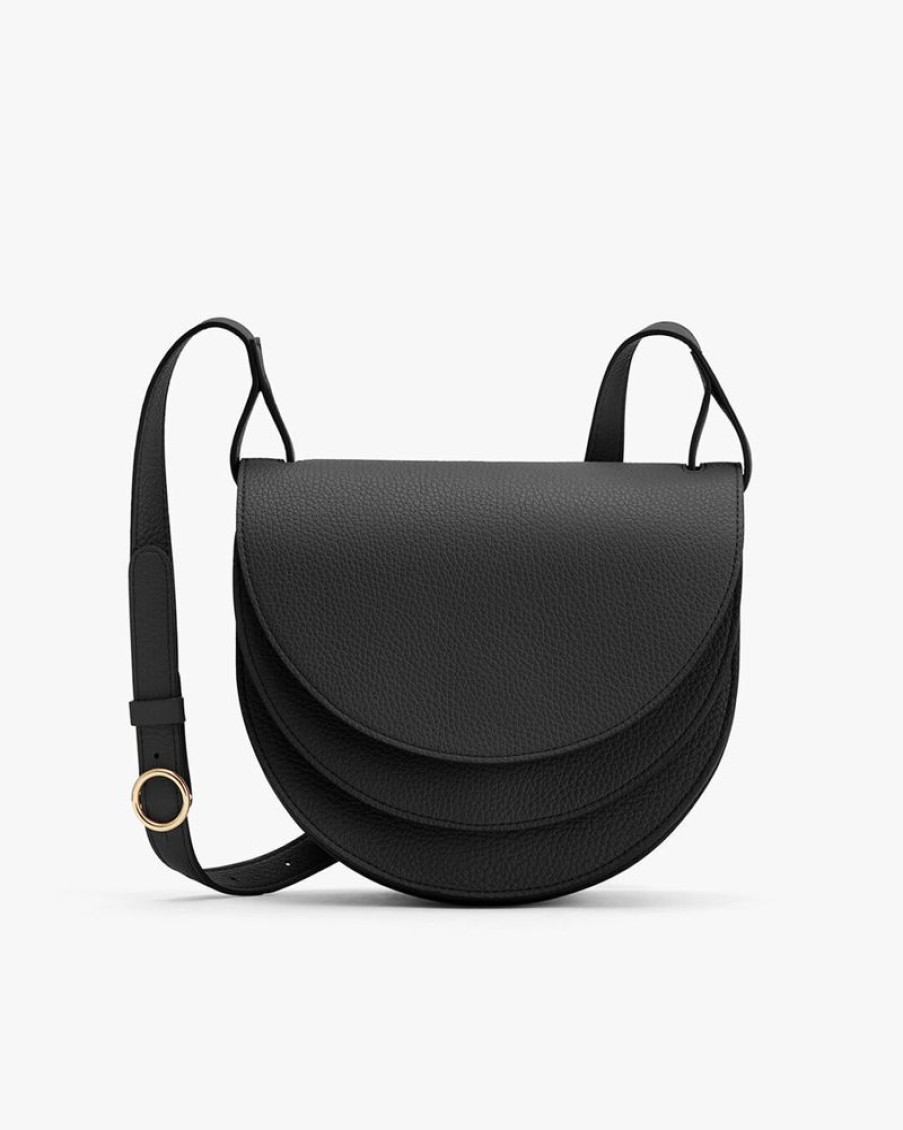 Bags Cuyana | Double Moon Saddle Bag Black