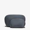 Small Leather Goods Cuyana | Travel Case Set (Shimmer) Anthracite